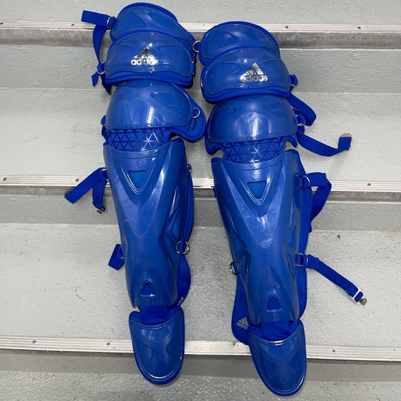adidas Other Adidas Baseball Pro Series 2 Catchers Leg Guards Blue